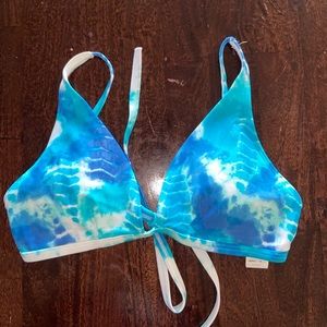 Hollister triangle bikini top